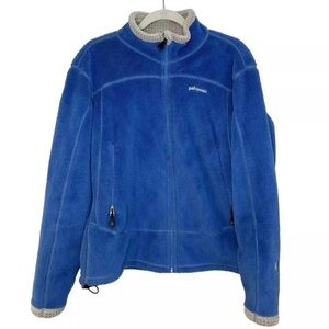 Patagonia R4 Regulator Jacket Women’s Large Blue Full Zip Polartec Fleece